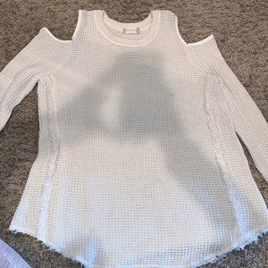 Altar’d state cold shoulder sweater